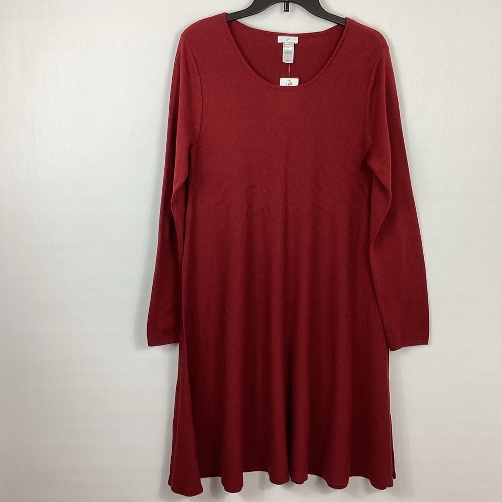 J. Jill Tiered Yak Hair Sweater Dress Size Medium NWT - Picture 1 of 8